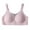Pink, variant on Sopiago Plus Size Wireless Bras for Women Low Cut Deep V Bra No Underwire Padded Tshirt Seamless Bralettes for Women Khaki,L