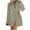 Green, variant on Wrap Blazer Dress for Women Long Sleeve Lapel Collar Tie Front Elegant Wrap Dress for Casual Office Business Orange