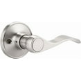 thumbnail image 1 of Poignées de Porte Intérieures Levier de Passage en Nickel Satiné Poignée de Porte pour Garde-Robe Couloir Poignées Intérieures, 1 of 7