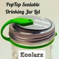 thumbnail image 2 of PopTop Sealable Drinking Jar Lid - Wide-Mouth, 2 of 10