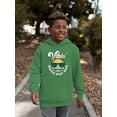 thumbnail image 2 of Vibin’ Since Day One - Cool Retro Emoji Smiley Graphic Youth's Hoodie, 2 of 4
