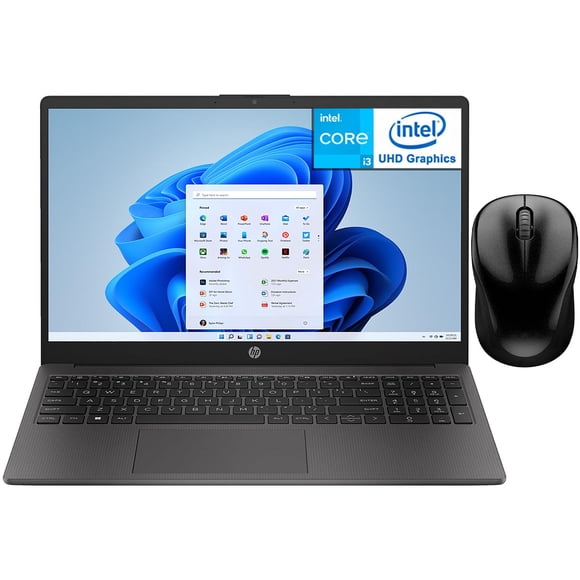 Laptop HP 250 G10 Intel Core i3 N305 8GB 256GB SSD 15.6" W11 Teclado Español Mouse DXT Ideal para Estudiante y Oficina