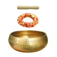 thumbnail image 1 of Juego de cuenco de sonido de meditación tibetano budista con mazo Sunnimix cuenco tibetano, 1 of 8