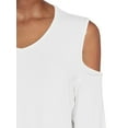 thumbnail image 3 of Nine.Eight Women’s Cold Shoulder Blouse, 3 of 5