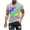Gray, variant on LWITHSZG Gradient Rainbow Halloween Shirts for Men Trendy Short Sleeve Graphic Tees Big and Tall Casual T-Shirt Streetwear Festival Tops S