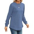 thumbnail image 3 of OutfitShow Sweatshirts for Women Casual Long Sleeve Crewneck Shirts Tunic Tops,Sizes S-3XL, 3 of 8
