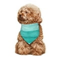 thumbnail image 4 of Disketp Teal Turquoise Dog Bandanas 1PC Triangle Adjustable Puppy Bandana Bib Handkerchief for Large Medium Girl Dogs Pets Gift, 4 of 6