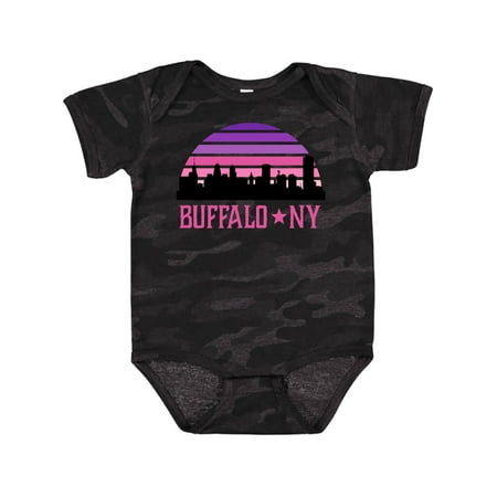 

Inktastic Buffalo New York Gifts Skyline Gift Baby Girl Bodysuit