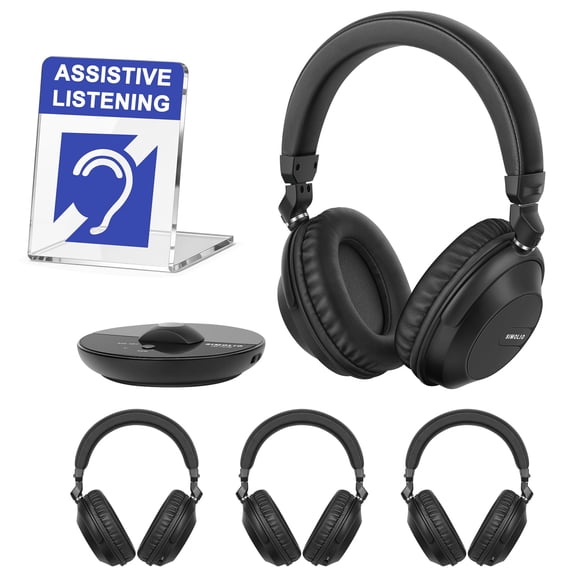 Auriculares inalámbricos para TV SIMOLIO Bluetooth con transmisor x4