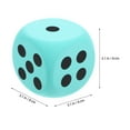 thumbnail image 4 of MOVTOTOP 2pcs EVA Large Dices Number Learning Dice Huge Game Dice Party Dice Funny Game Dices, 4 of 8