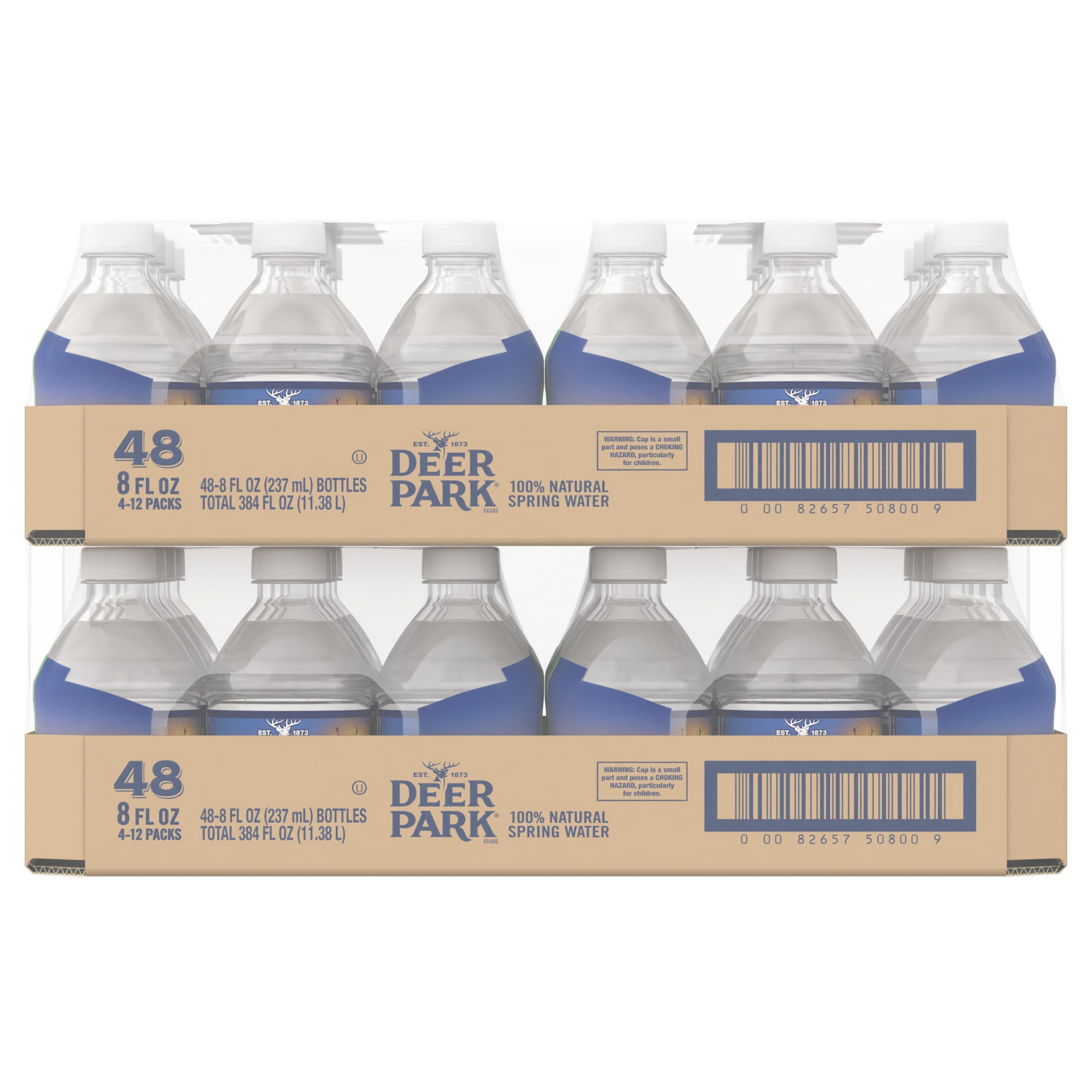 Deer Park Spring Water, 8 Fl Oz, 48-Pack Plastic Bottles