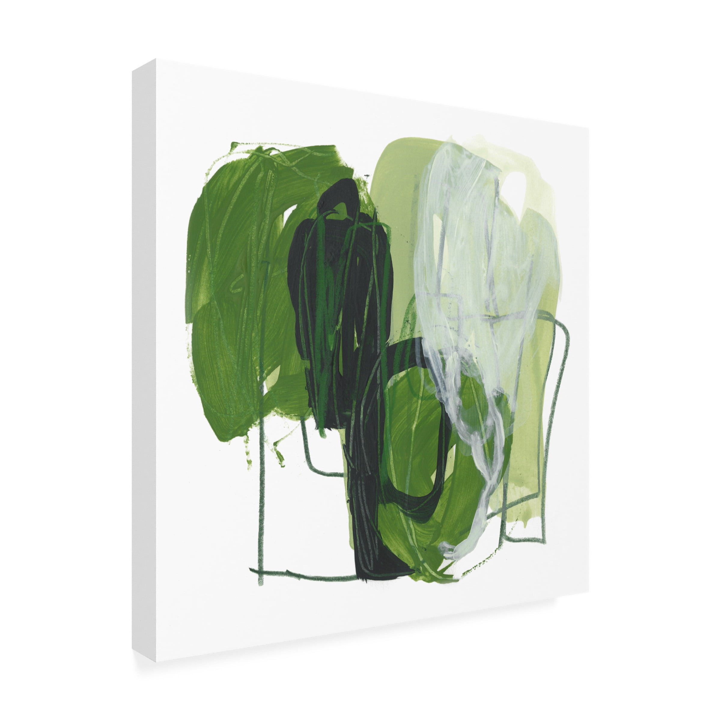 June Erica Vess 'Jade Schematic VI' Canvas Art
