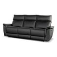 thumbnail image 2 of Furniture of America Telimate 2-Piece Leather Reclining Sofa Set in Black, 2 of 10