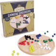 thumbnail image 1 of Chinese Checkers Brybelly, madera totalmente natural con canicas de madera, 1 of 5