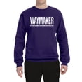 thumbnail image 2 of Wild Bobby Waymaker Inspirational/Christian Unisex Crewneck Graphic Sweatshirt, Purple, XX-Large, 2 of 5
