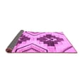 thumbnail image 2 of Ahgly Company Indoor Round Southwestern Purple Country Area Rugs, 3' Round, 2 of 4