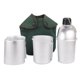 thumbnail image 2 of Lixada Juego de utensilios de cocina de 4 uds., Juego de cocina de madera con taza de cantina militar de aluminio con tapa plegable y bolsa para acampar, senderismo, mochilero Lixada Botella al aire libre, 2 of 7