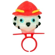 Paw Patrol Lollipop Party Favor Rings, Character Shaped Candy, Assorted Fruit Flavors, Pack of 18