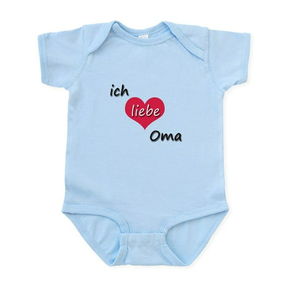 CafePress - Ich Liebe Oma I Love Grandma In German Body Suit - Baby Light Bodysuit, Size Newborn - 24 Months