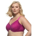 thumbnail image 2 of Jessamine Unlined Side Smoothing Minimizer Bra (Wild Aster / Iris Rose, 34C), 2 of 3