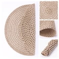 thumbnail image 5 of Unique Bargains 6Pcs Farmhouse Hollowed-out Placemats Dark Brown 15" x 15", 5 of 6