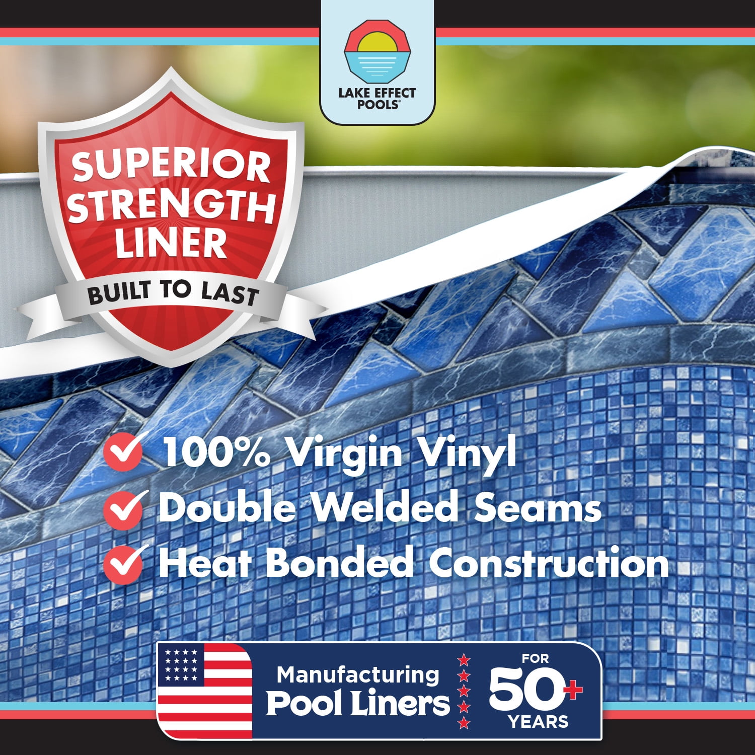 Lake Effect Pools Galleria 27' x 52" Round Resin Protected Steel Sided Above Ground Swimming Pool