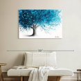 thumbnail image 2 of Elephant Stock Wild Ocean Tree Wall Art - Horizontal Canvas Wall Art - Living Room Wall Decor - Floral And Botanical Canvas - Blue And White Decor By Ashvin Harrison - 39" x 26", 2 of 8