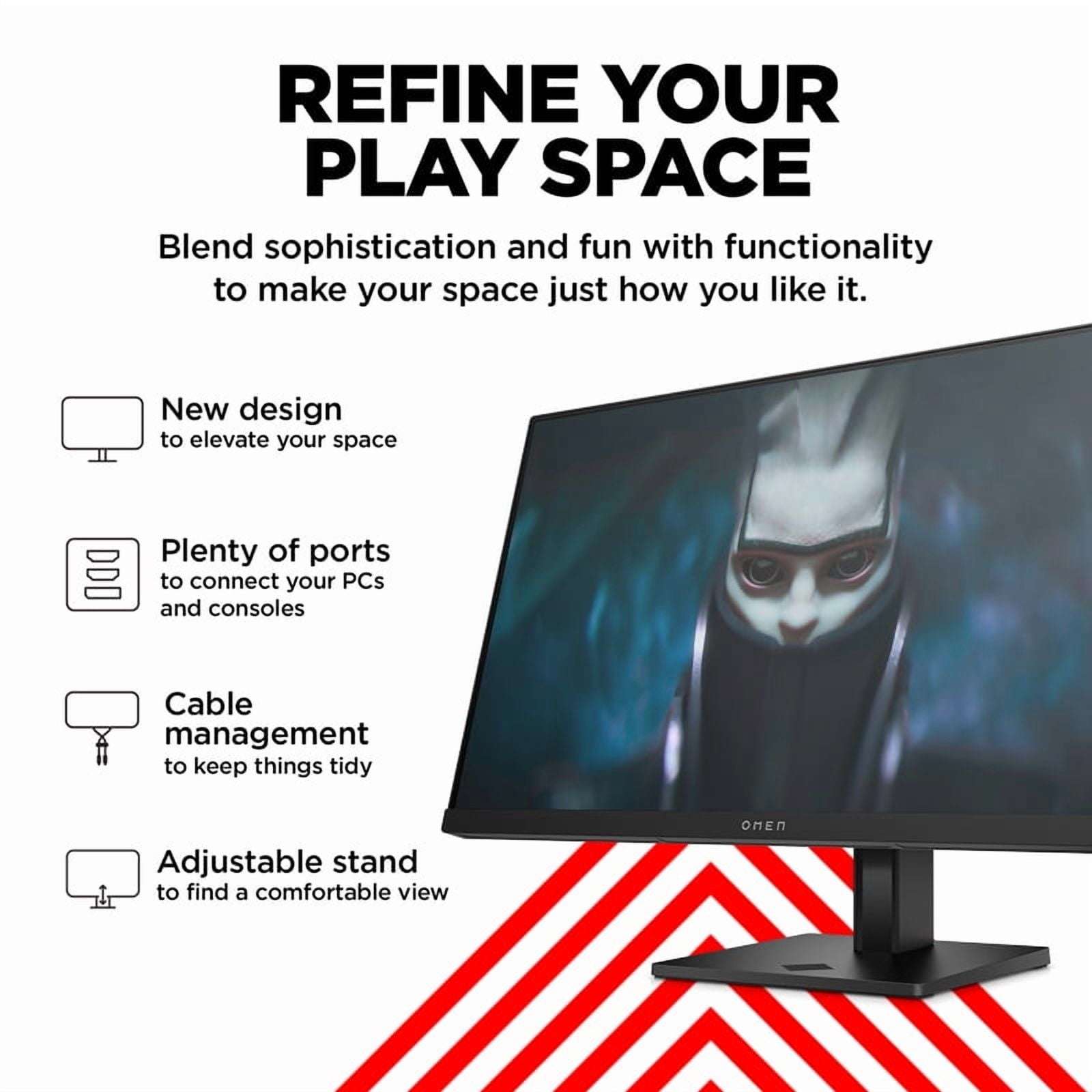 HP OMEN 23.8 inch FHD 165Hz Gaming Monitor, 1920 x 1080
