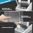 thumbnail image 6 of Costway Portable Ice Maker Machine Countertop 26Lbs/24H Self-cleaning w/ Scoop Silver, 6 of 9
