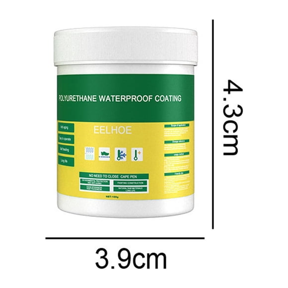 Pompotops Exterior Wall Bathroom Toilet Floor Tile Penetrating Waterproofing Agent Wall Leak-proof Paint 30/100/300ml Clearance