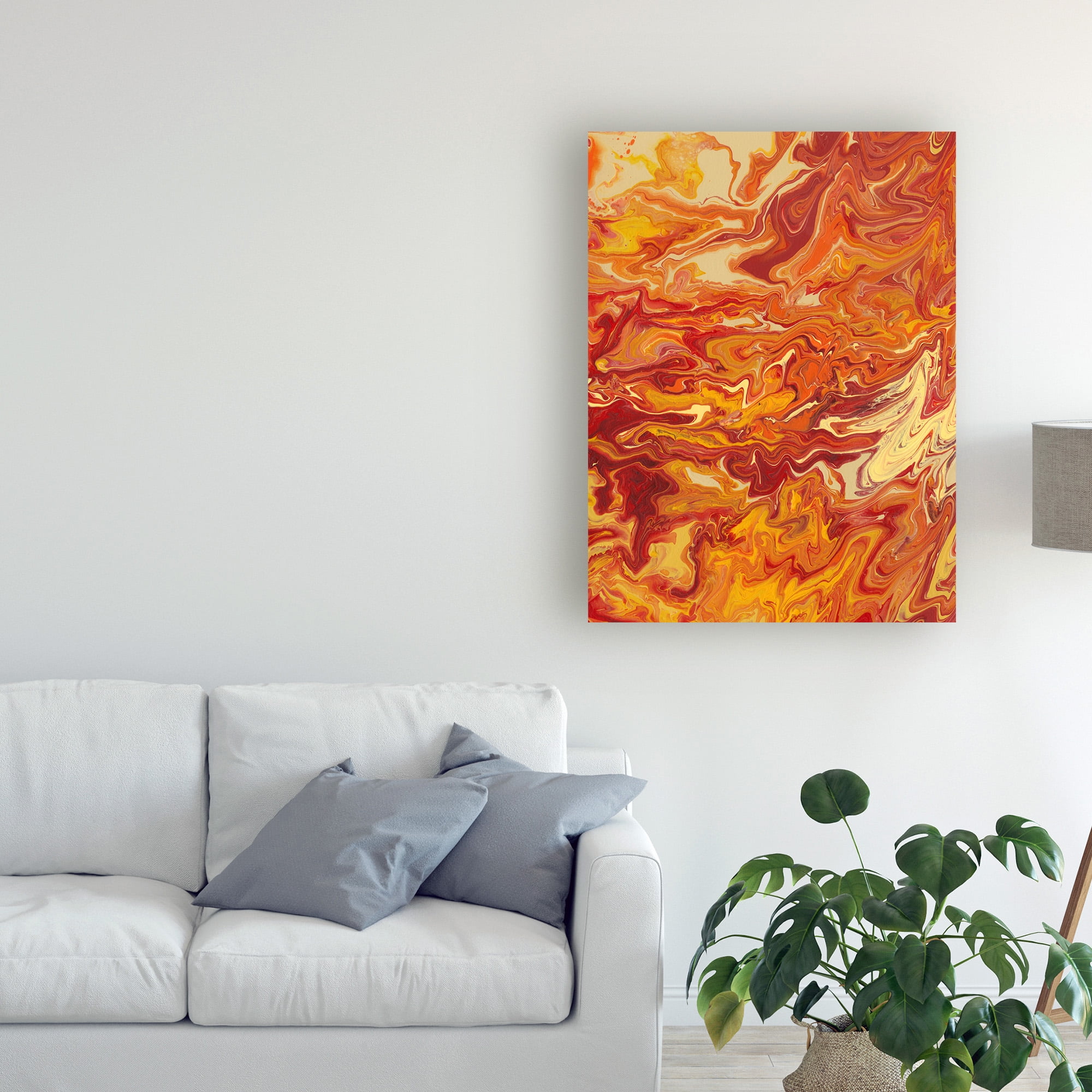 Trademark Fine Art 'Nomadic Blaze IV' Canvas Art by Regina Moore