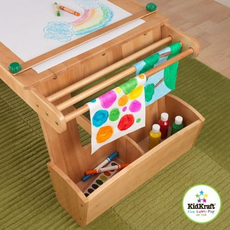 Kidkraft Art Table With Drying Rack And Storage