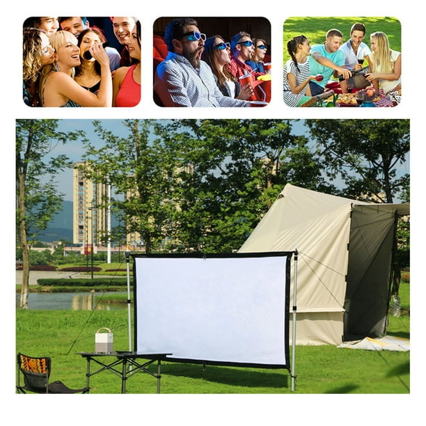 Pantalla de proyector BuyWeek 16:9 para exteriores con Eficiencia maximizada