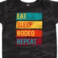 thumbnail image 4 of Inktastic Eat Sleep Rodeo Repeat Boys or Girls Baby Bodysuit, 4 of 5