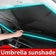 thumbnail image 2 of Parasol De Coche Verano Suministros Delantero Del Parabrisas Protector Solar Aislamiento Térmico Retráctil Plegable huangjie unisex, 2 of 2