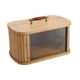 thumbnail image 3 of Caja de pan de madera, contenedor para almacenar pan, contenedor multiusos retro para almacenar alimentos. madera 345cm, 3 of 9