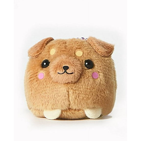 Cute Kawaii Animal Friends Mini Strap Plush (1.5", Dog - Golden Retriever), Keychain, Bag Decorations