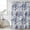 Blue, variant on Spring Botanical Shower Curtain, Waterproof Shower Curtains for Bathroom, Country Floral Leaves Gray Brown Washable Fabric Bathtub Curtain Set Bath Decor with 12 Hooks Standard 72"x72"