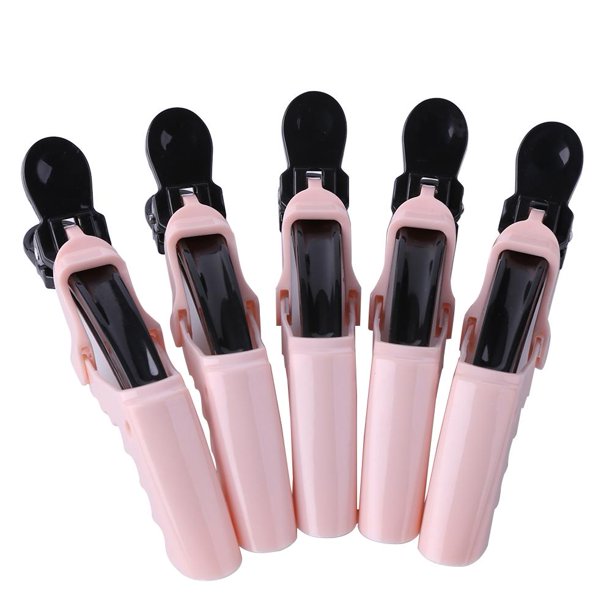 Pinzas para sección de pelo de peluquero, 5 uds., pasador, pinzas de agarre de cocodrilo para peluquería Ndcxsfigh Cuidado Belleza