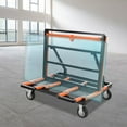 thumbnail image 3 of 2200lbs Upgrade Heavy Duty Folding Drywall Cart Adjustable Height Panel Dolly+4 Wheels, 3 of 19