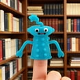 thumbnail image 6 of 1 PC Finger Puppets Toys Cute Finger Puppets Soft Rubber Stretchy Fidget Doll Toys for Role Playing Birthday Party Favors, 9 Random Styles, 6 of 8