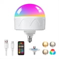 thumbnail image 2 of E12 Rechargeable Light Bulbs with Remote 2200mAh Battery Operated Light Bulb Detachable Light Bulb Versatile Lighting, 2 of 7