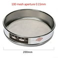 thumbnail image 3 of Arkzeo 10-100Mesh Aperture Stainless Steel Lab Standard Test Sieve Tools Useful 100 Mesh, 3 of 8