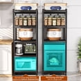 thumbnail image 4 of OKENTEN 4-Tier Sturdy Shelf, Crevice Storage for Kitchen Bathroom Bedroom Living Room, 360°Rotation & removable, 4 of 6