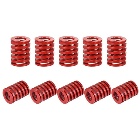 

Uxcell Die Spring 10 Pack TM 20mm OD 25mm Spiral Stamping Medium Load Die Springs Red