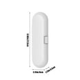 thumbnail image 3 of chaungfeng Toothbrush Travel Case 8.5in, Electric Brush Holder, Portable Sealed Storage Box, for Travel, Bathroom, Oral Care, 3 of 6