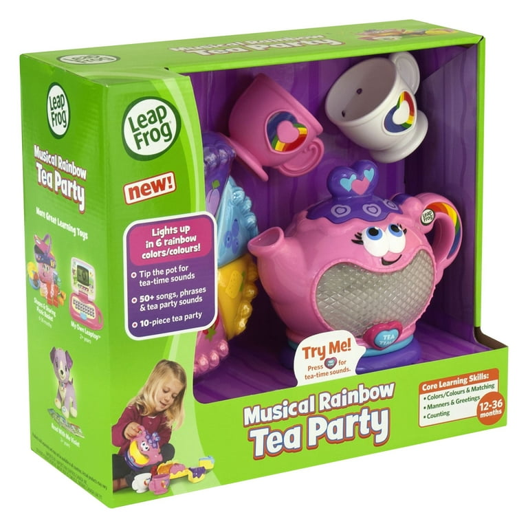 LeapFrog Musical Rainbow Tea Party, Interactive Toy for Toddlers