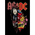 thumbnail image 2 of ACDC Guitar Player Demon Split Men's Black T-shirt-XXL, 2 of 4