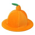 thumbnail image 4 of OOOUM Plush Funny Hat For Adults Fruits Shape Scalloped Brim Party Hat Holiday Gathering Festive Plush Hat Orange, 4 of 6
