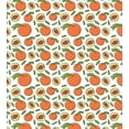 thumbnail image 3 of Ambesonne Peach Colors Duvet Cover Sets, Fruit with Art, 2-Queen, White Burnt Sienna, 3 of 7